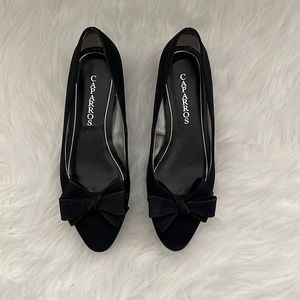 Shimmering Black Caparros Shoes
